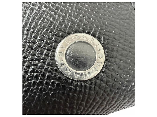 Bulgari Bvlgari Leather Long Wallet Black - view 8