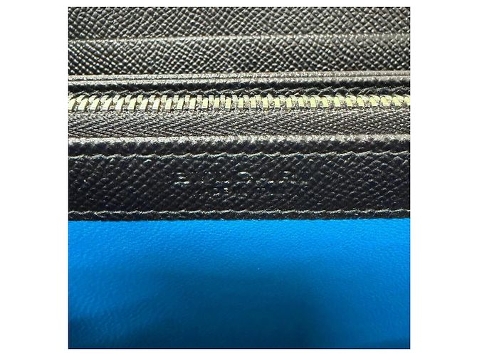 Bulgari Bvlgari Leather Long Wallet Black - view 9