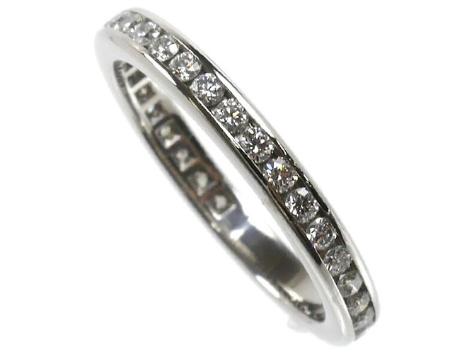 Tiffany & Co. Platin-Eternity-Ring mit Kanalfassung - Ansicht 2