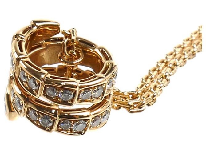 Bulgari Collana Serpenti Viper in oro rosa 18K di Bvlgari con diamanti - vista 3