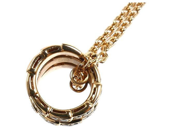 Bulgari Collana Serpenti Viper in oro rosa 18K di Bvlgari con diamanti - vista 4