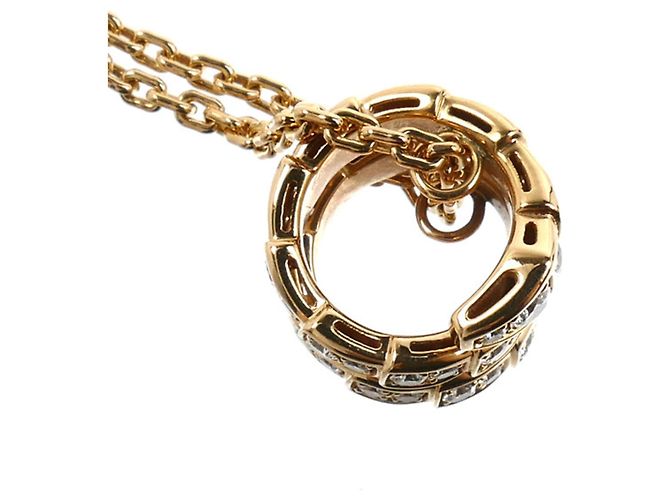 Bulgari Collana Serpenti Viper in oro rosa 18K di Bvlgari con diamanti - vista 5