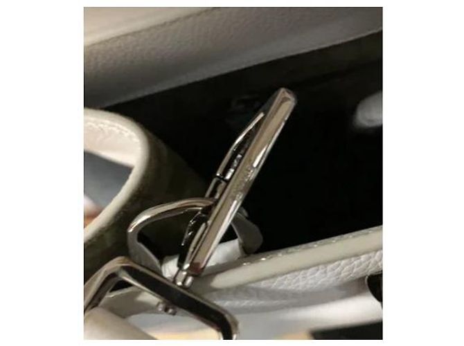 Autre Marque Ferrari GT Borsa Tote in pelle bianca Bianco - vista 8