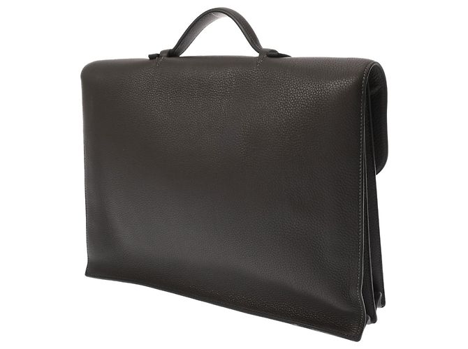 Hermès Hermes Sac à Dépêches 38 Business Bag Marrone - vista 2