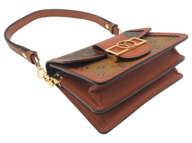 Louis Vuitton Dauphine Mini Schultertasche Braun - Ansicht 3