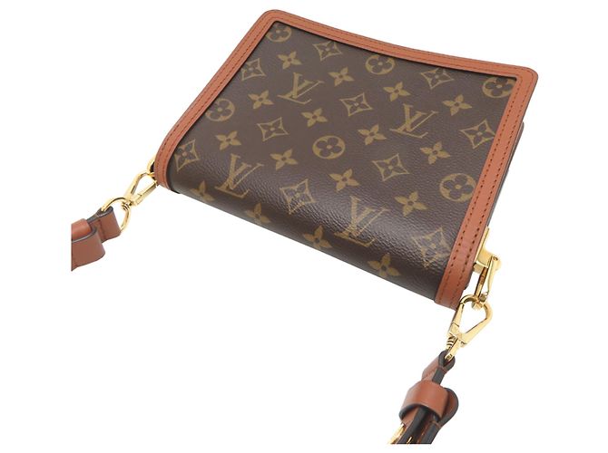 Louis Vuitton Dauphine Mini Schultertasche Braun - Ansicht 4