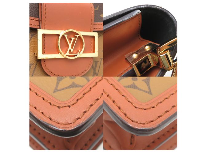 Louis Vuitton Dauphine Mini Schultertasche Braun - Ansicht 9
