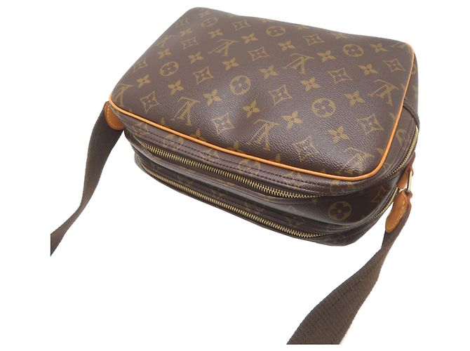 Borsa a Spalla Louis Vuitton Reporter PM Marrone - vista 4