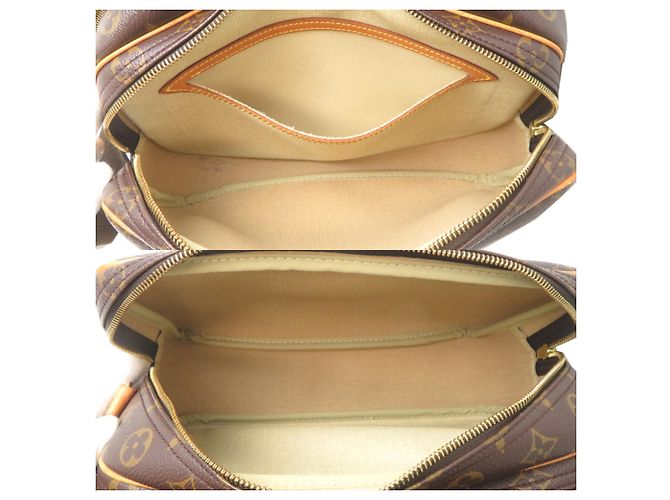 Borsa a Spalla Louis Vuitton Reporter PM Marrone - vista 6