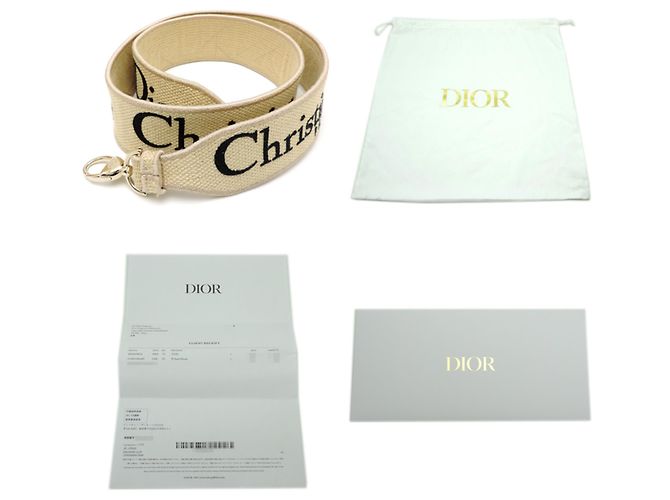 Borsa Christian Dior Lady D-Lite Medium Beige - vista 10