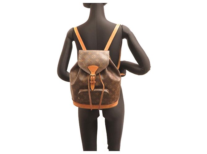 Zaino Montsouris MM da donna Louis Vuitton Marrone - vista 9