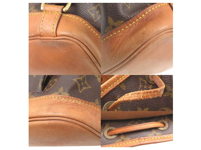 Mochila Louis Vuitton Montsouris MM Castaño - vista 10