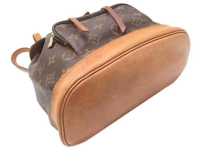 Mochila Louis Vuitton Montsouris MM Castaño - vista 3