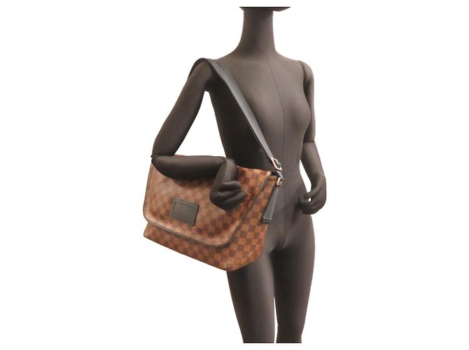 Borsa a tracolla Louis Vuitton Sprinter MM da uomo Marrone - vista 8