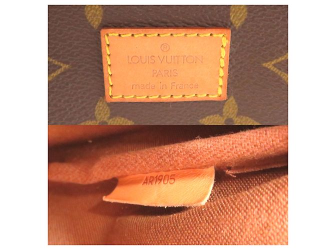 Borsa a tracolla Saumur 30 da donna Louis Vuitton Marrone - vista 8