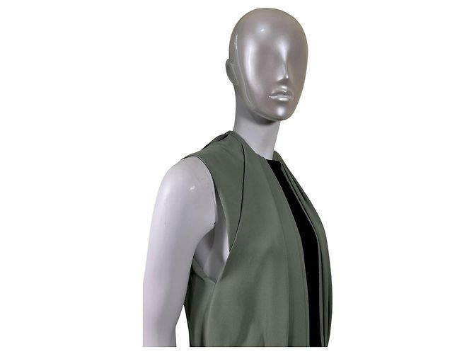Balenciaga Colorblock Kleid mit Lederdetails - Ansicht 6