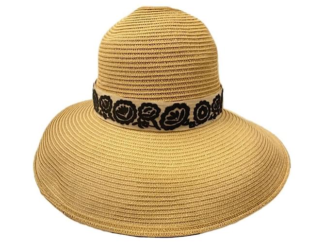 Christian Dior Strohhut CD-Monogramm Schwarz - Ansicht 2