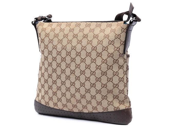Gucci Beige GG Canvas Crossbody - vista 2
