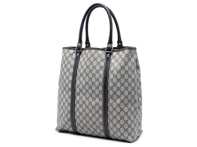 Gucci Beige GG Supreme Joy Vertikaler Tote - Ansicht 2