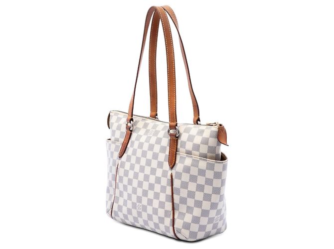 Louis Vuitton Weiß Damier Azur Totally PM - Ansicht 2
