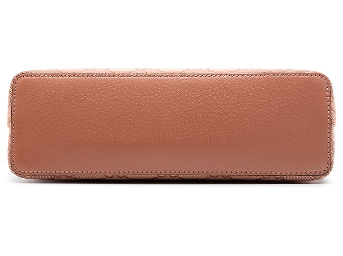 Gucci Borsa a tracolla Ophidia Dome in tela GG rosa, piccola - vista 3