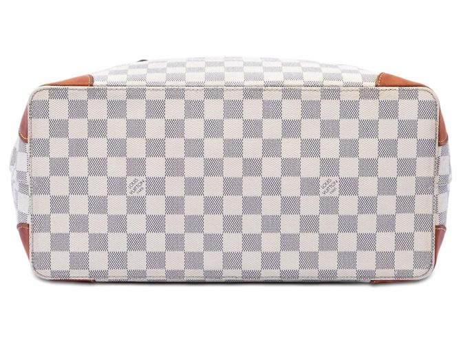 Louis Vuitton White Damier Azur Hampstead MM Bianco - vista 3
