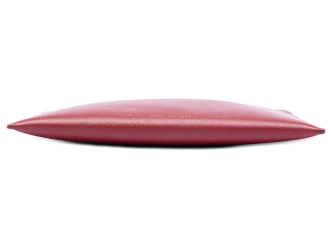 Clutch Prada Red Saffiano Roja Burdeos - vista 3