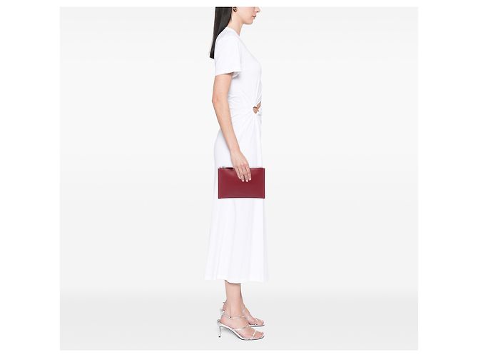 Clutch Prada Red Saffiano Roja Burdeos - vista 6
