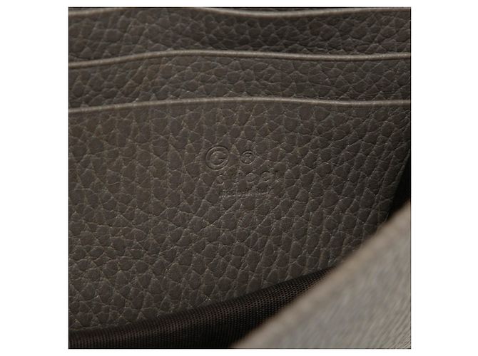 Portafoglio con catena Gucci Brown Dollar Calfskin Interlocking G Marrone Taupe - vista 5