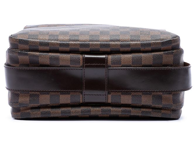 Louis Vuitton Marrone Damier Ebene Naviglio - vista 3