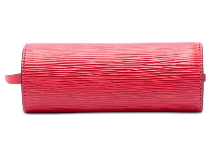Louis Vuitton Pochette Soufflot in pelle Epi rossa Rosso - vista 3
