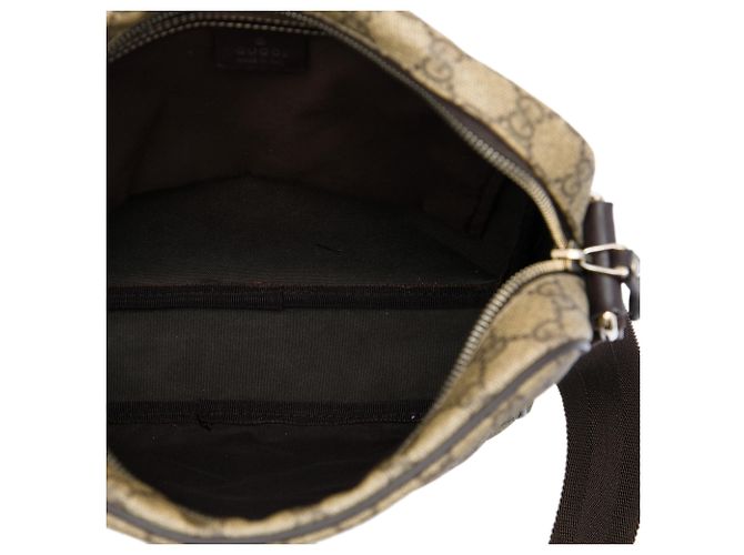 Gucci Beige GG Supreme Crossbody - vista 4