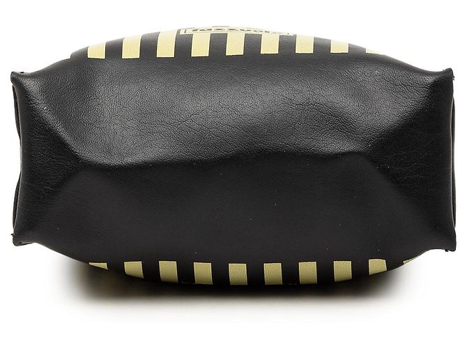 Fendi Mini Fazzuolo Handtasche aus schwarzem Leder - Ansicht 3