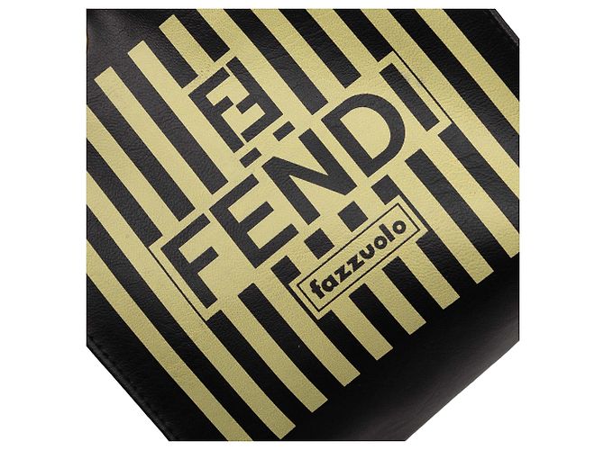 Fendi Mini Fazzuolo Handtasche aus schwarzem Leder - Ansicht 5