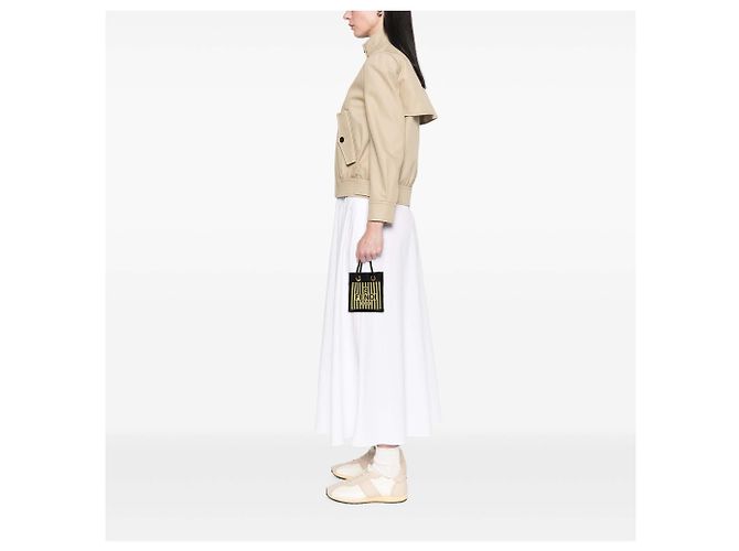 Fendi Mini Fazzuolo Handtasche aus schwarzem Leder - Ansicht 6