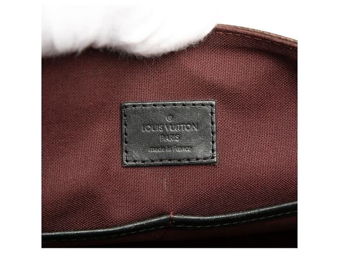 Louis Vuitton Marrone Monogram Macassar Bass MM - vista 5