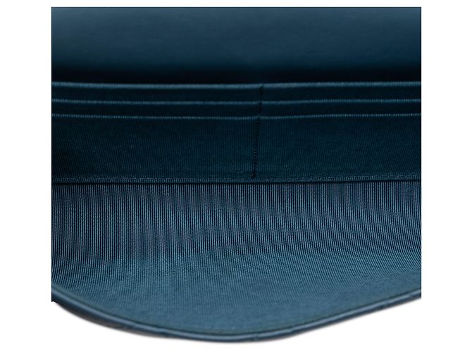 Cartera Chanel Blue CC Lambskin Classic Long Flap Azul - vista 4