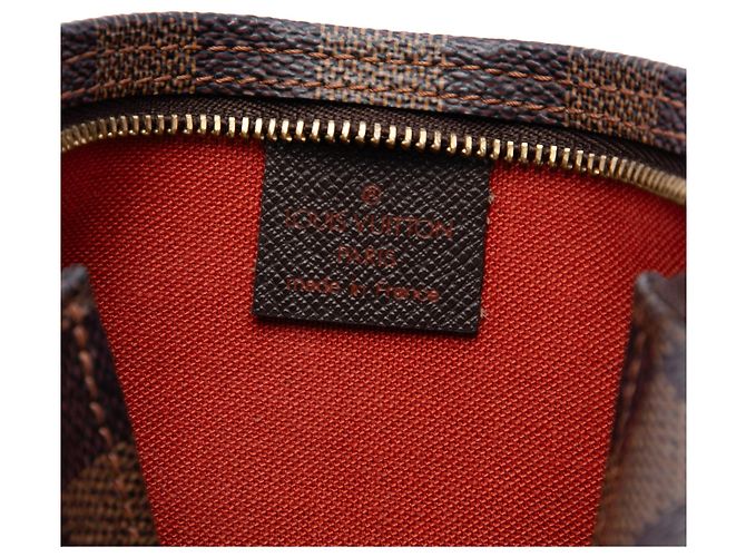Louis Vuitton Marrone Damier Ebene Trousse Pochette - vista 5