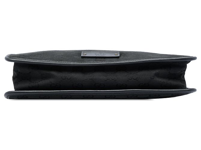 Borsa a tracolla Gucci in tela GG nera Nero - vista 3