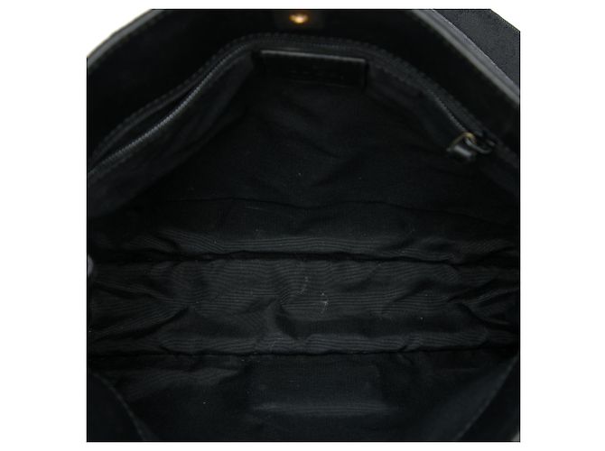 Borsa a tracolla Gucci in tela GG nera Nero - vista 4