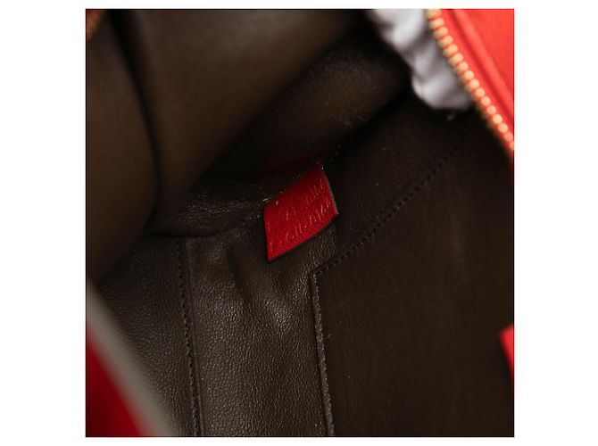 Céline Celine Nano Bicolor Leder Luggage Tote in Rot - Ansicht 6