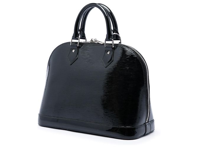 Louis Vuitton Alma PM in pelle Epi nero elettrico - vista 2