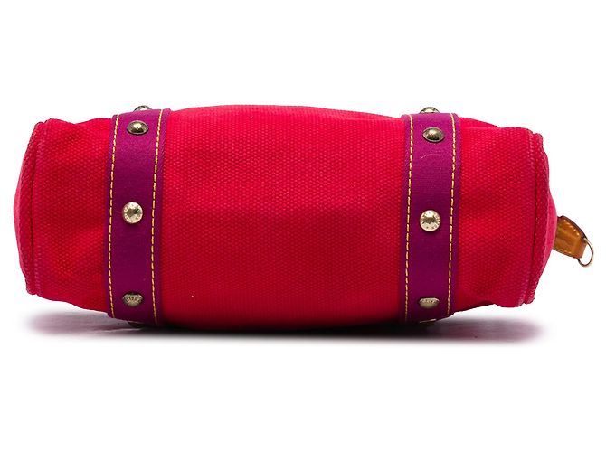 Tote Louis Vuitton Red Antigua Cabas MM Rosso - vista 3