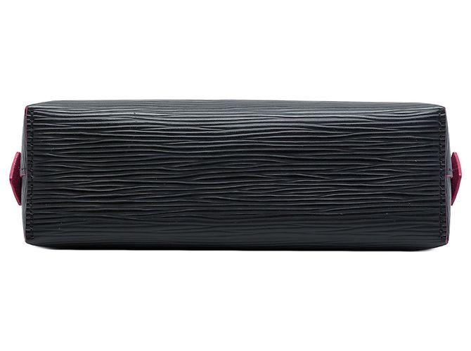 Pochette cosmetici Louis Vuitton in pelle Epi nera Nero - vista 3