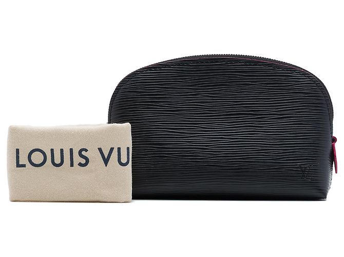 Pochette cosmetici Louis Vuitton in pelle Epi nera Nero - vista 7