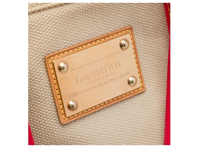 Louis Vuitton Beige Antigua Cabas MM - vista 5