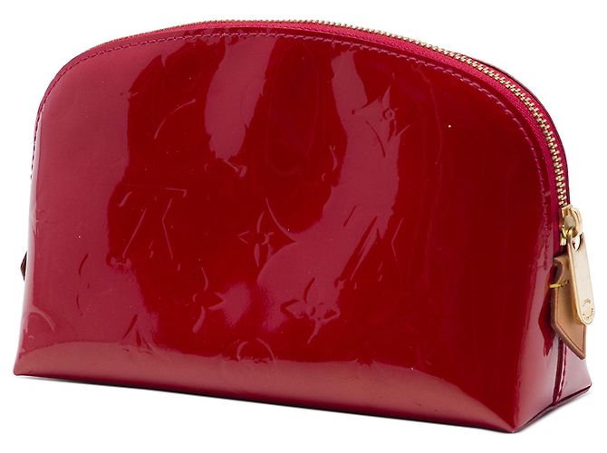 Pochette trucchi Louis Vuitton Red Monogram Vernis Rosso - vista 2