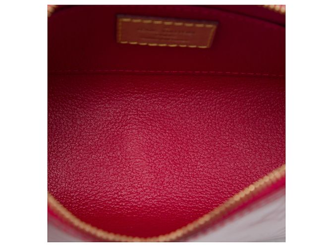 Pochette trucchi Louis Vuitton Red Monogram Vernis Rosso - vista 4