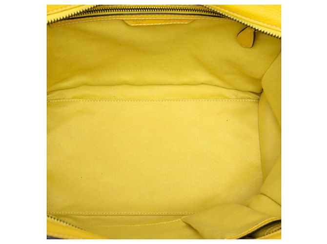 Céline Celine Yellow Mini Kalbsleder Luggage Tote Gelb - Ansicht 4