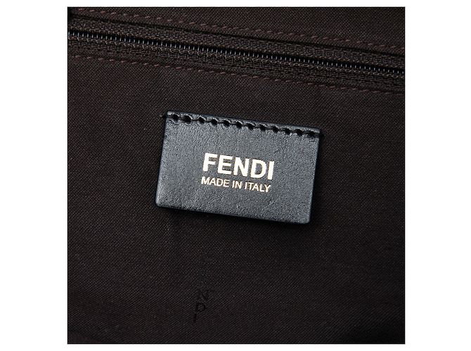 Fendi Black Zucca Canvas Chef Tote Schwarz - Ansicht 5
